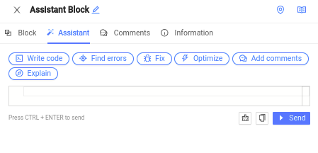 Notebook block