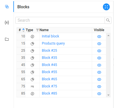 Block panel