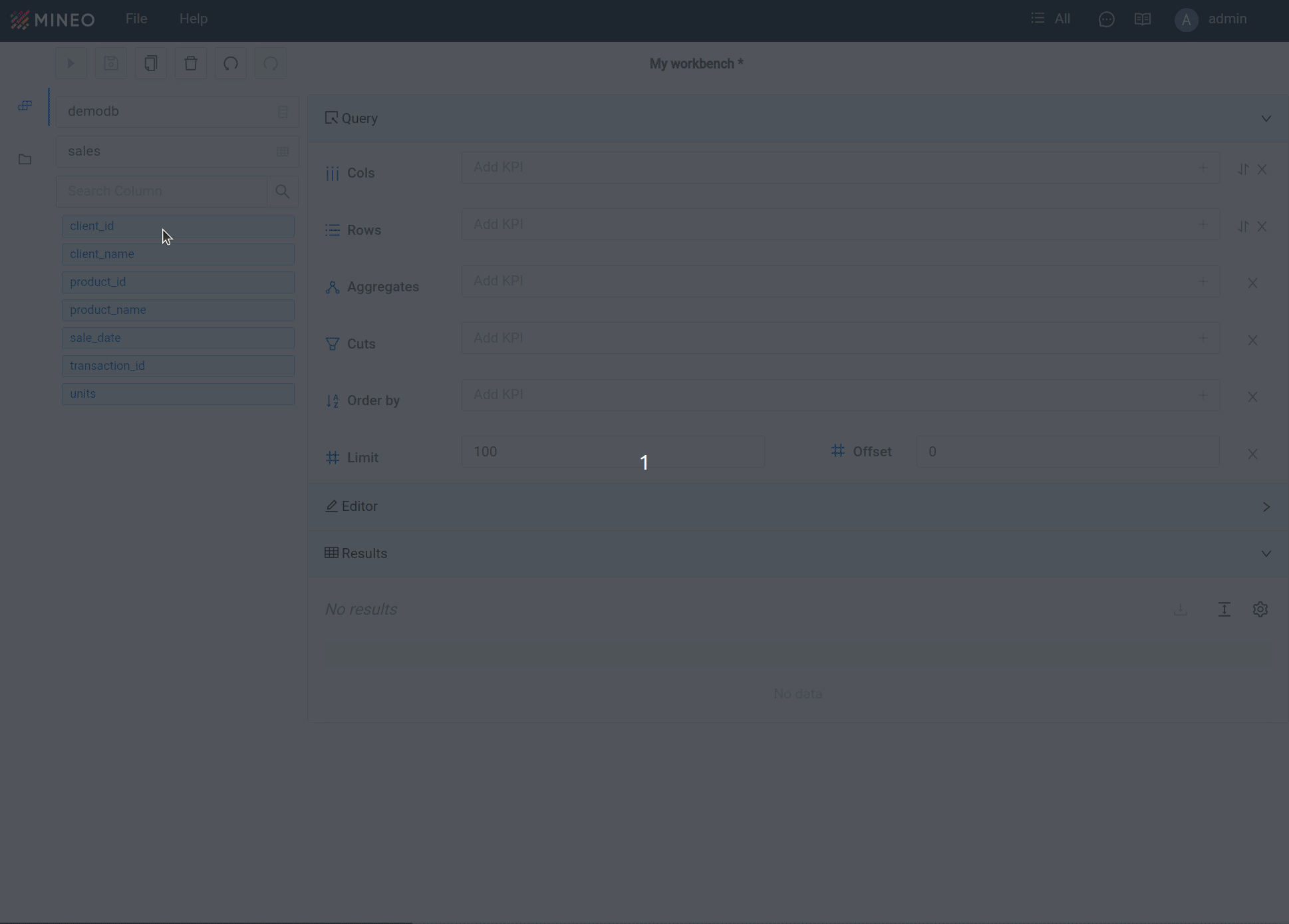 Example of simple query.